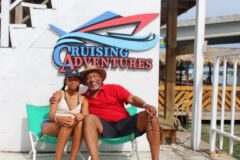 lovely moment after ATV and speed boat riding at nassau bahamas